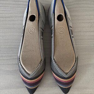 Like New - Rothy's The Point - HTF Inverse Stripe - 10